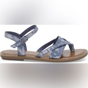 Toms Blue “Lexie” Strappy Sandals
